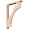 Ekena Millwork Westlake Block Smooth Bracket w/ Offset Brace, Douglas Fir, 3 1/2"W x 24"D x 32"H BKT0402X24X32WTL05SDF - alternate 1